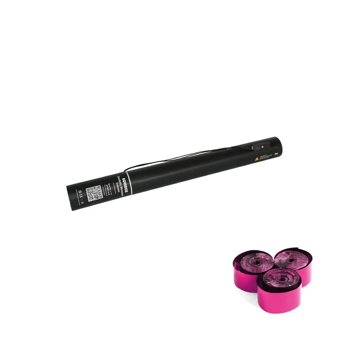 Electric Streamer Cannon 50cm Pink Metallic - CONFST50PM