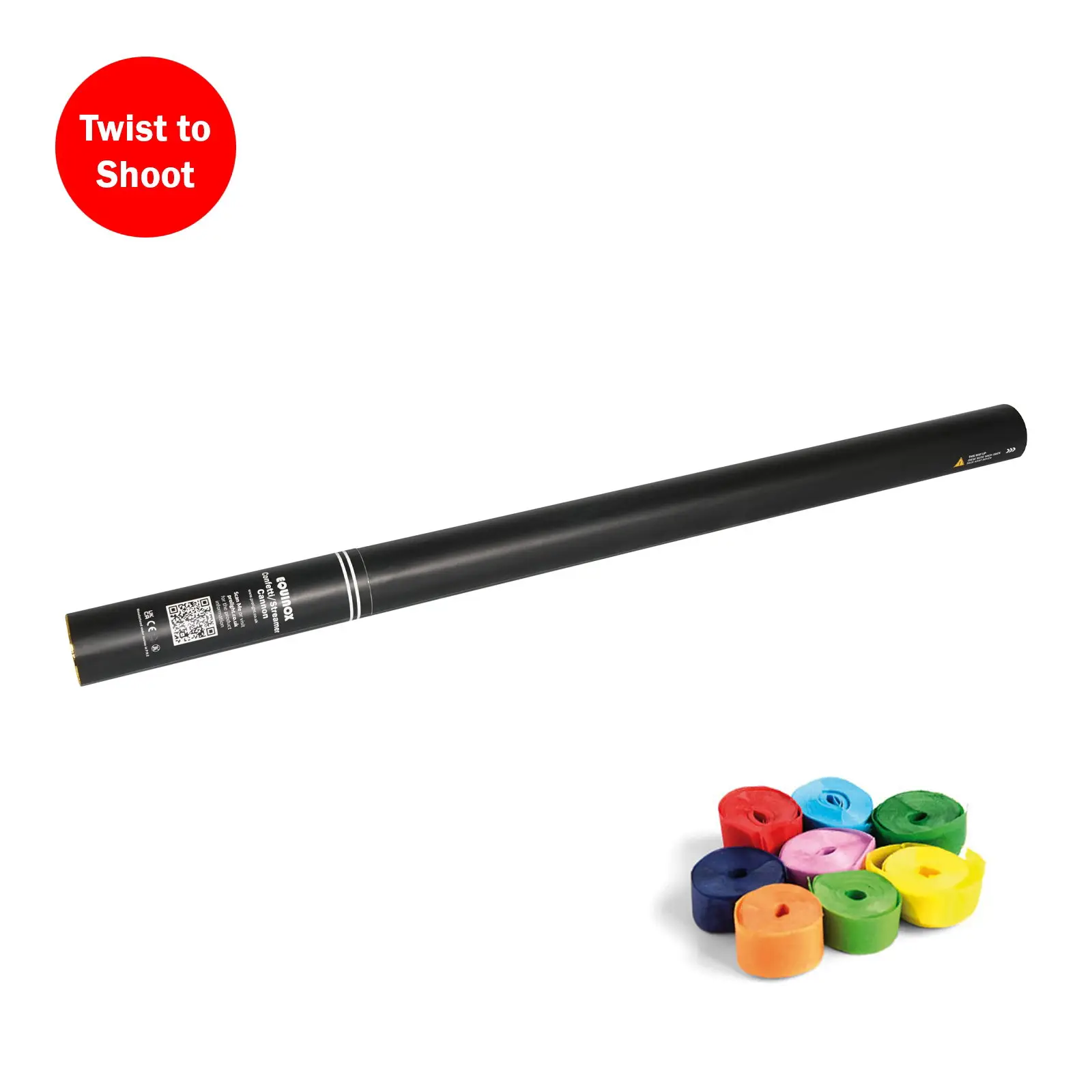 Handheld Streamer Cannon 80cm Multicoloured - CONFST80HHMU
