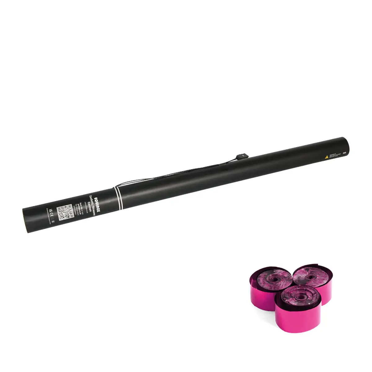 Electric Streamer Cannon 80cm Pink Metallic - CONFST80PM