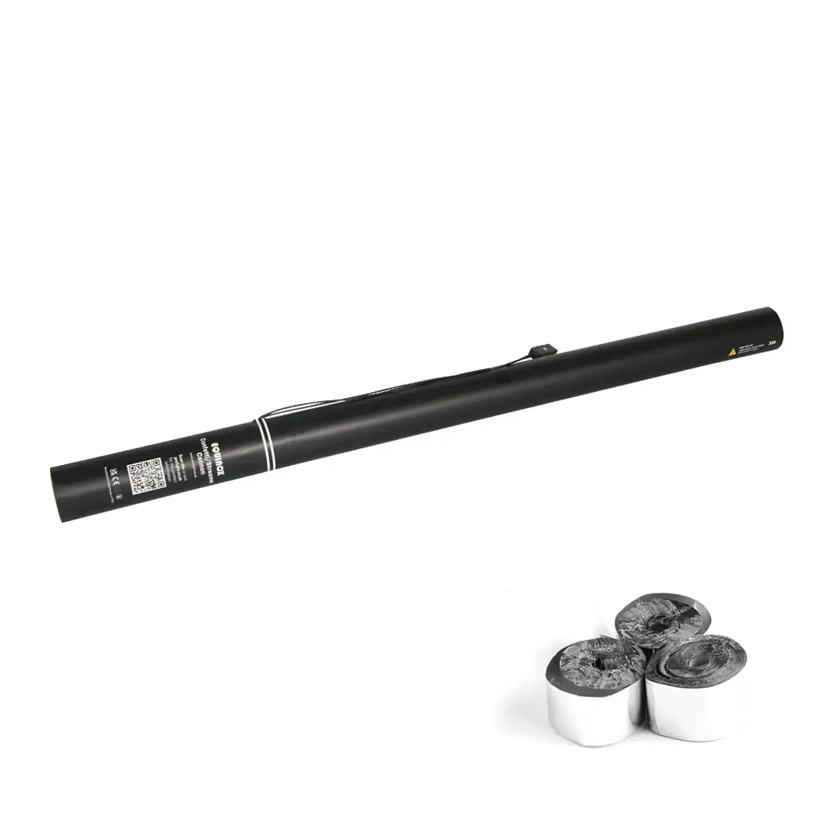 Electric Streamer Cannon 80cm Silver Metallic - CONFST80SI