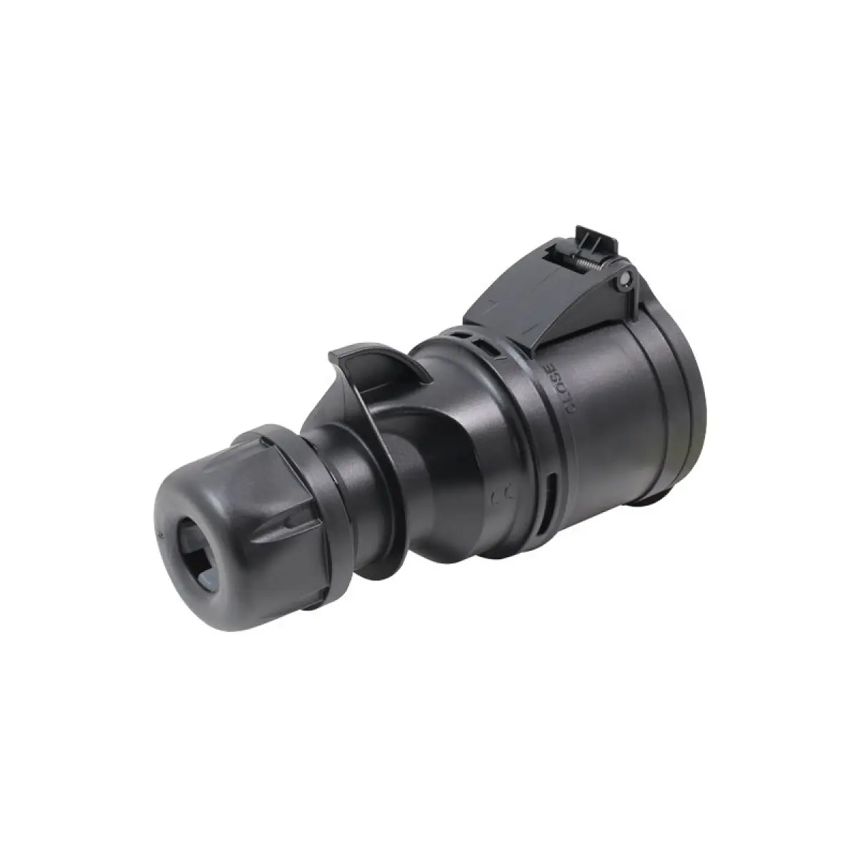 32A 415V 3P+N+E Black Socket (225-6xs) - CONN070