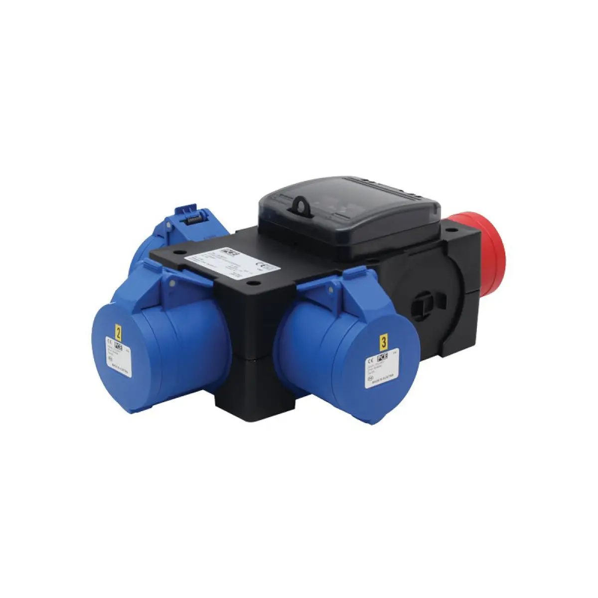 ST ANTON Distribution Box 32A 415V In 3 x 32A 240V Out (9439019) - CONN079
