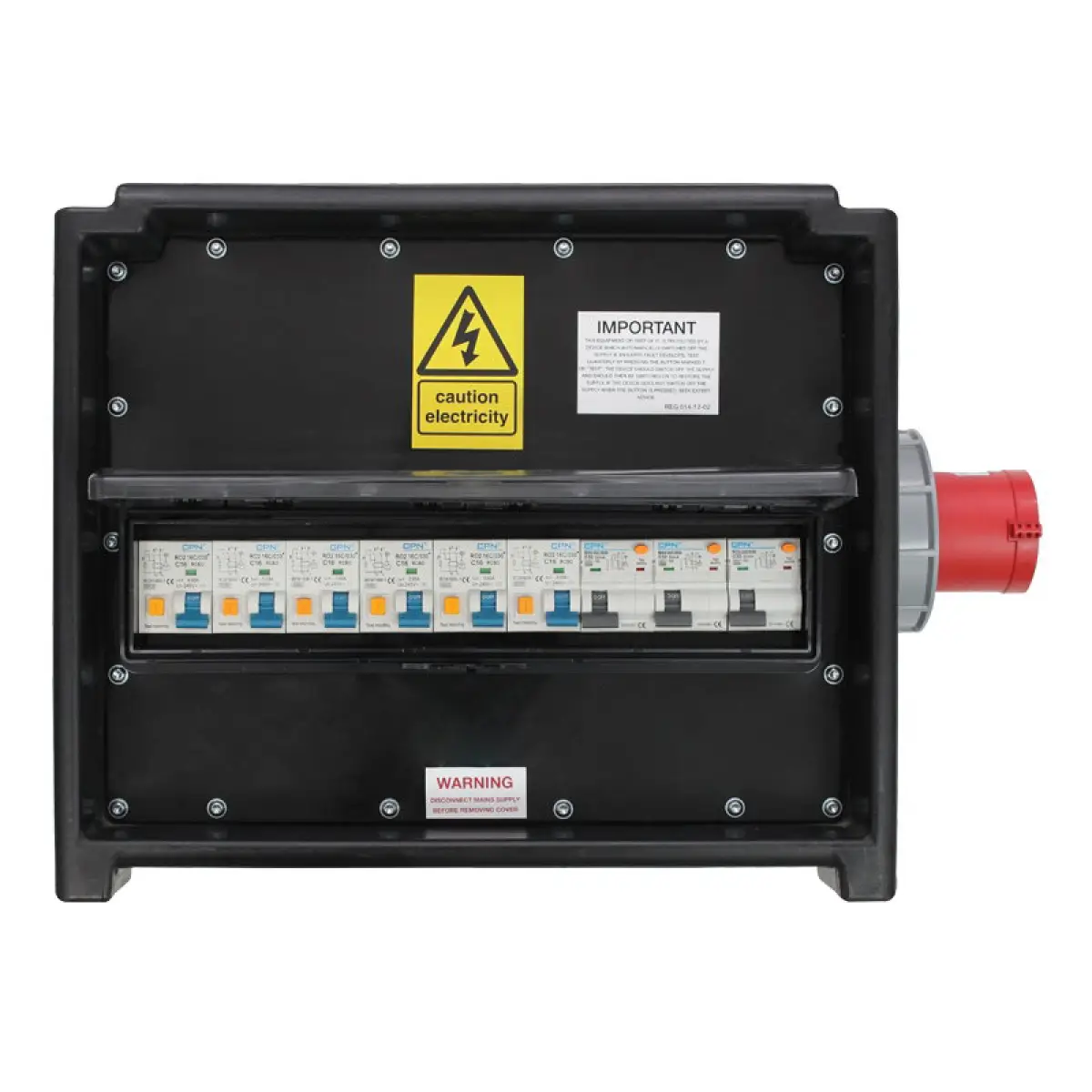 MERZ Distribution Box 63A 3PH RCBO (A80) - CONN083