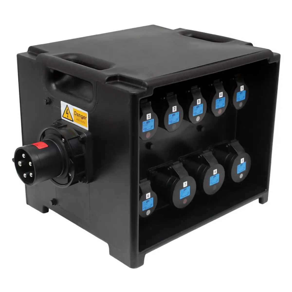 MERZ Distribution Box 63A 3PH RCBO (A80BLK) - CONN084