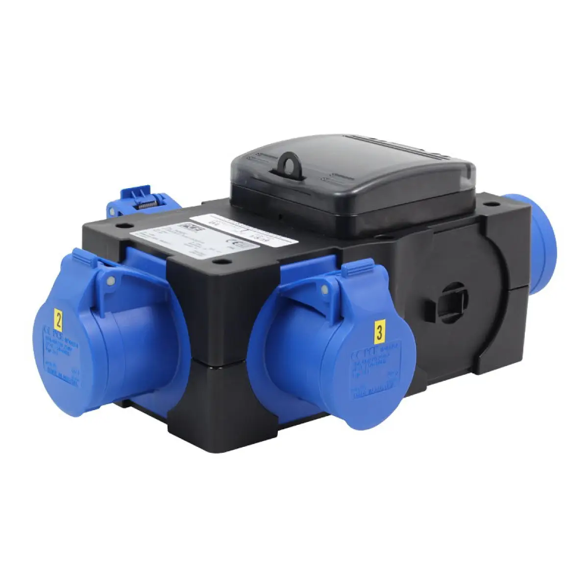 ST ANTON Distribution Box 32A 240V In 3 x 16A 240V Out - CONN086