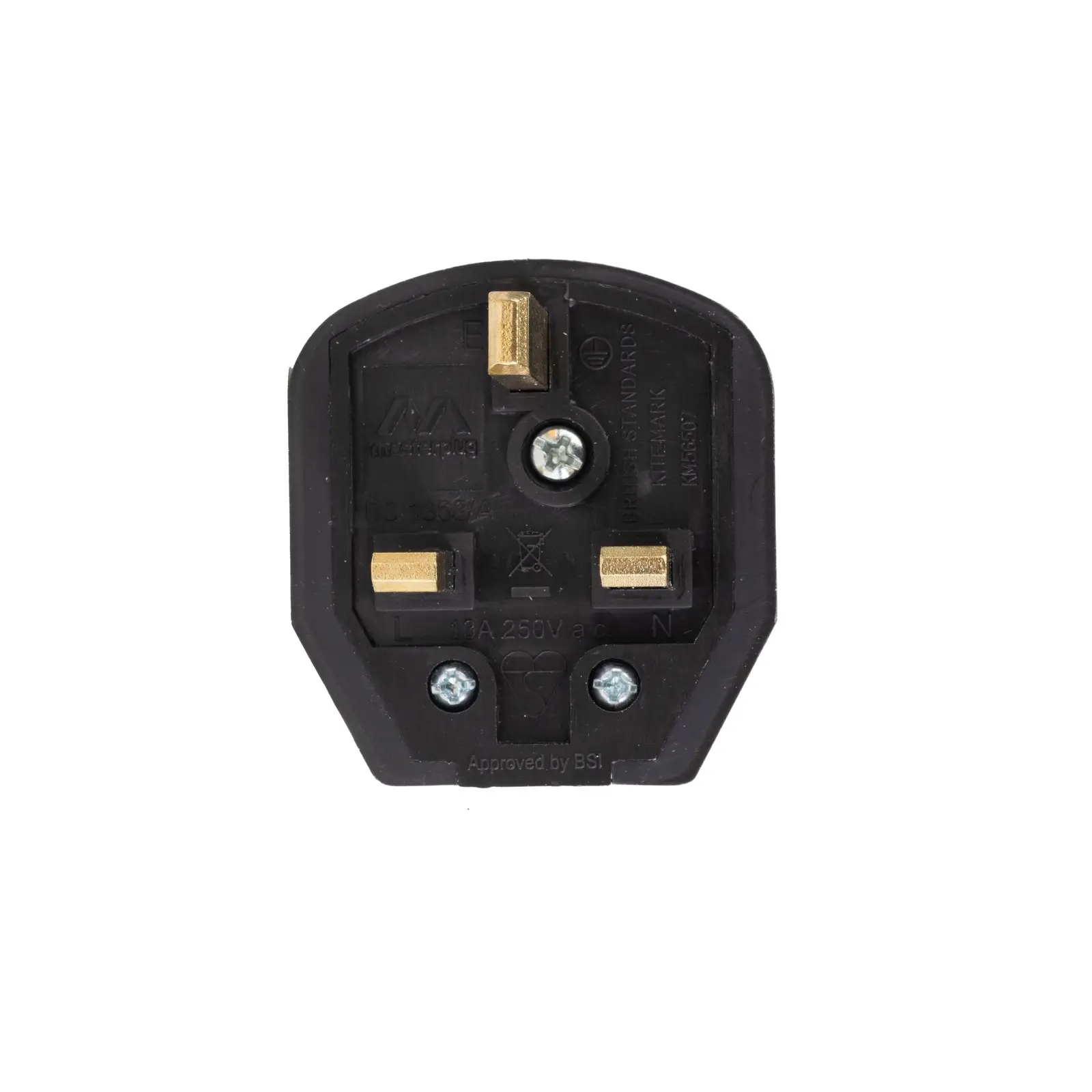 13A HD Mains Plug Black (7B) - Image 2