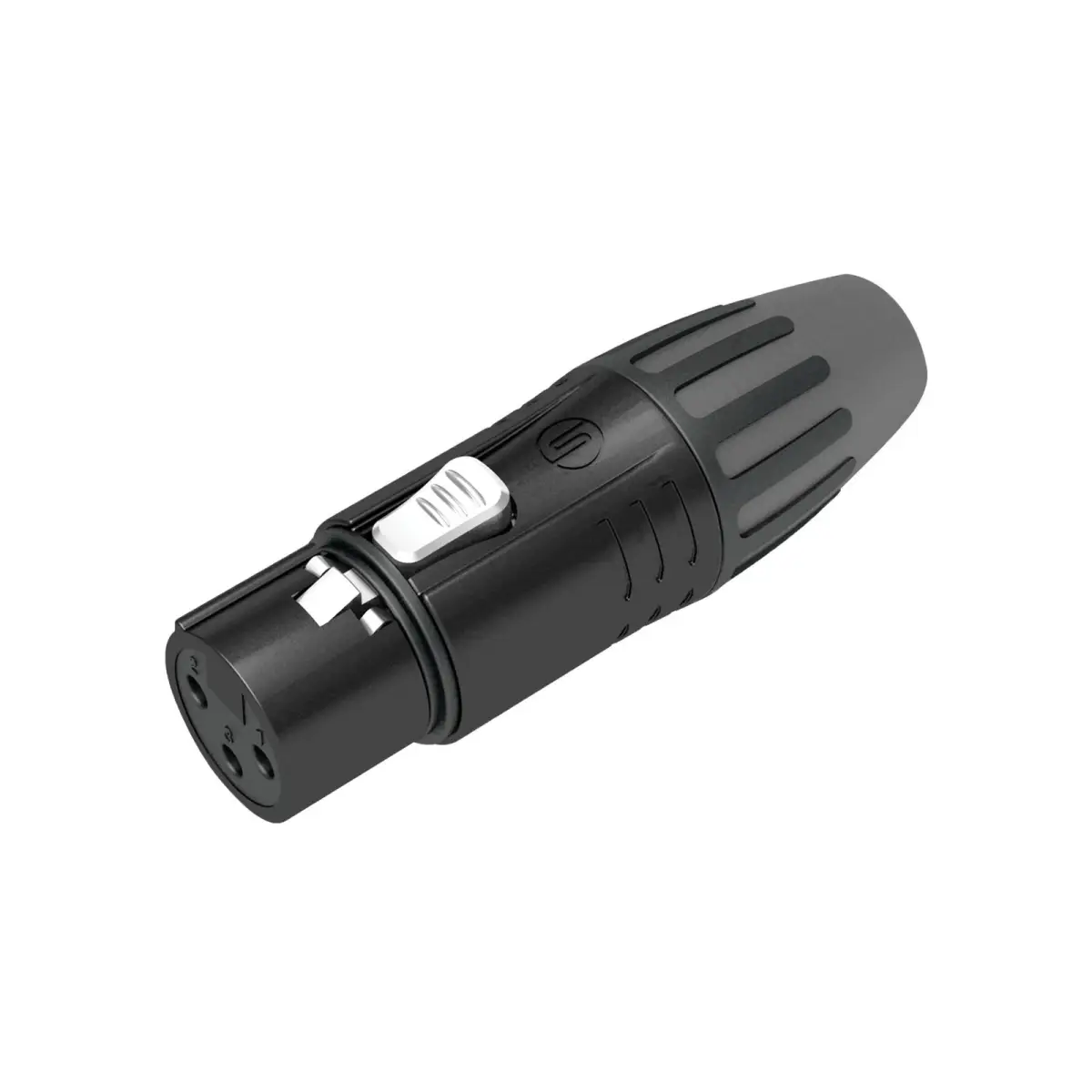 3-Pin Female XLR Black SCMF3-B - CONN1030