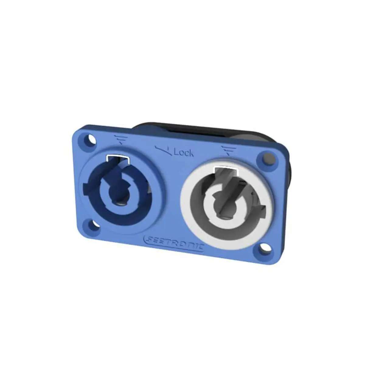 PowerTwist Blue/Grey Chassis Connector SAC3MPA-02 - CONN1080