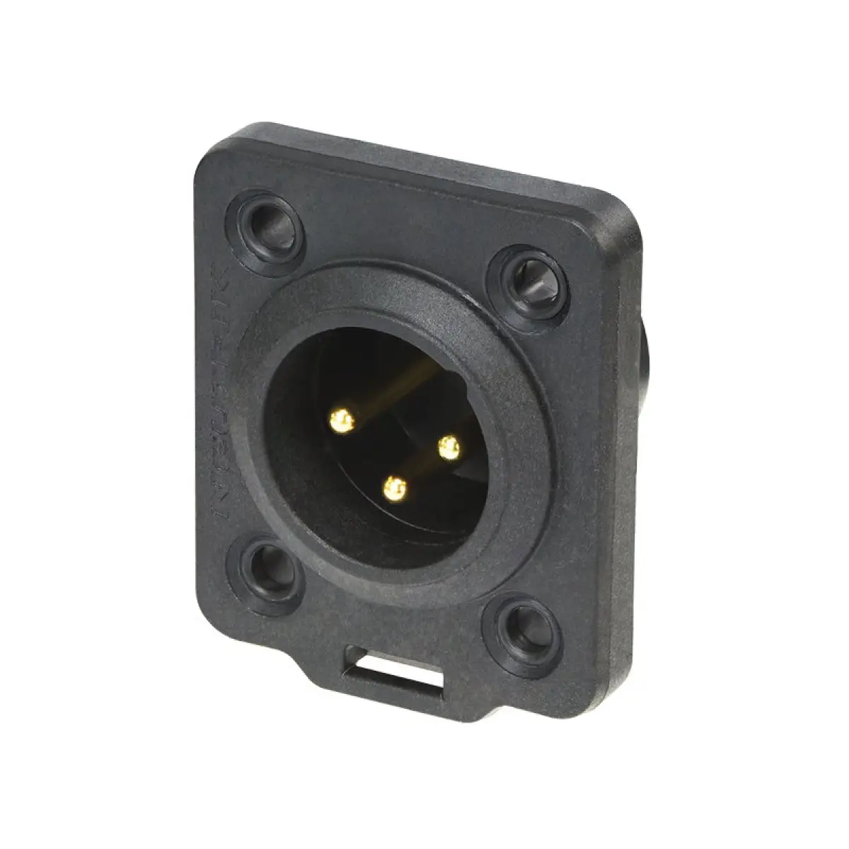 XLR 3-pin Male Chassis Socket NC3MDX-TOP - CONN112