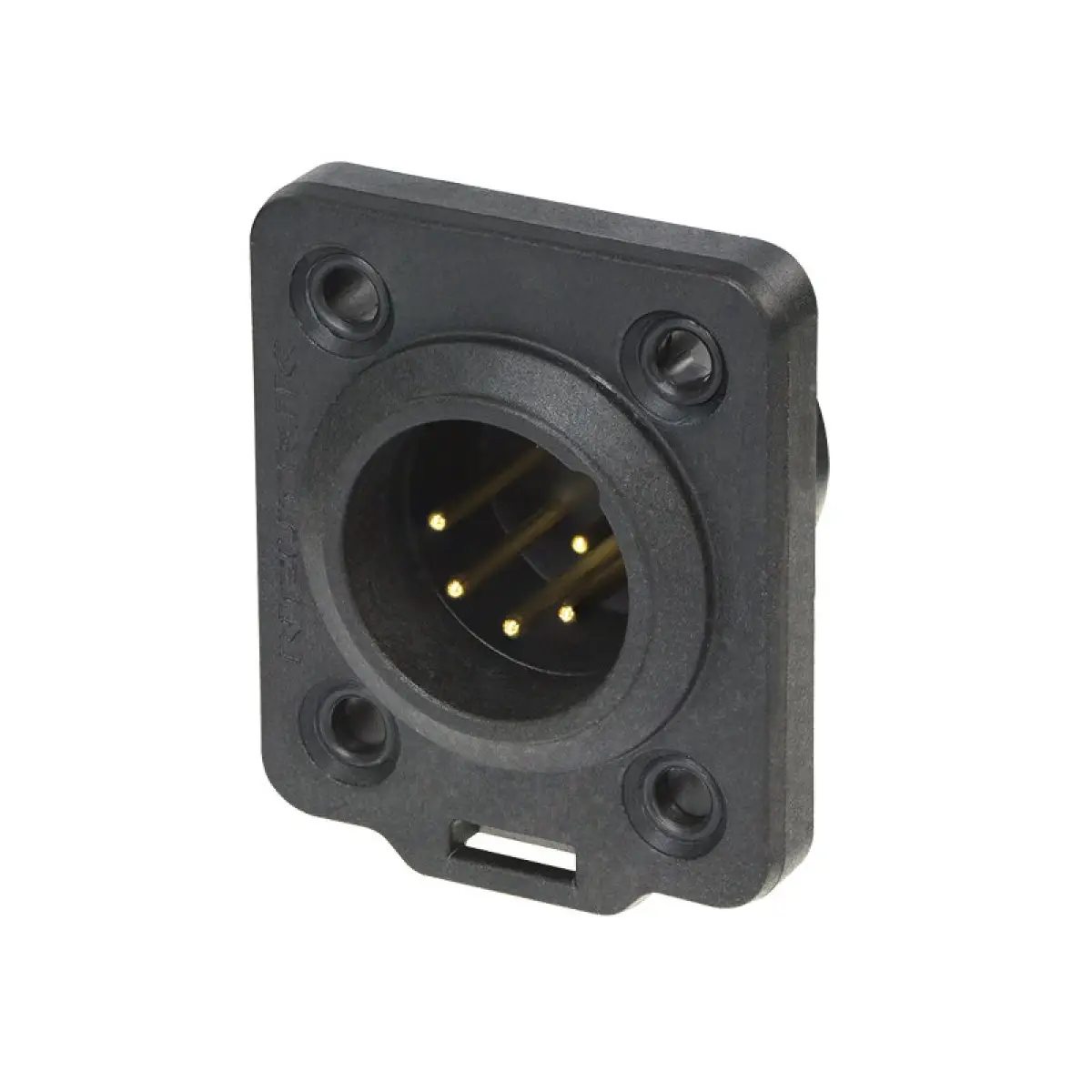 XLR 5-pin Male Chassis Plug NC5MDX-TOP - CONN113