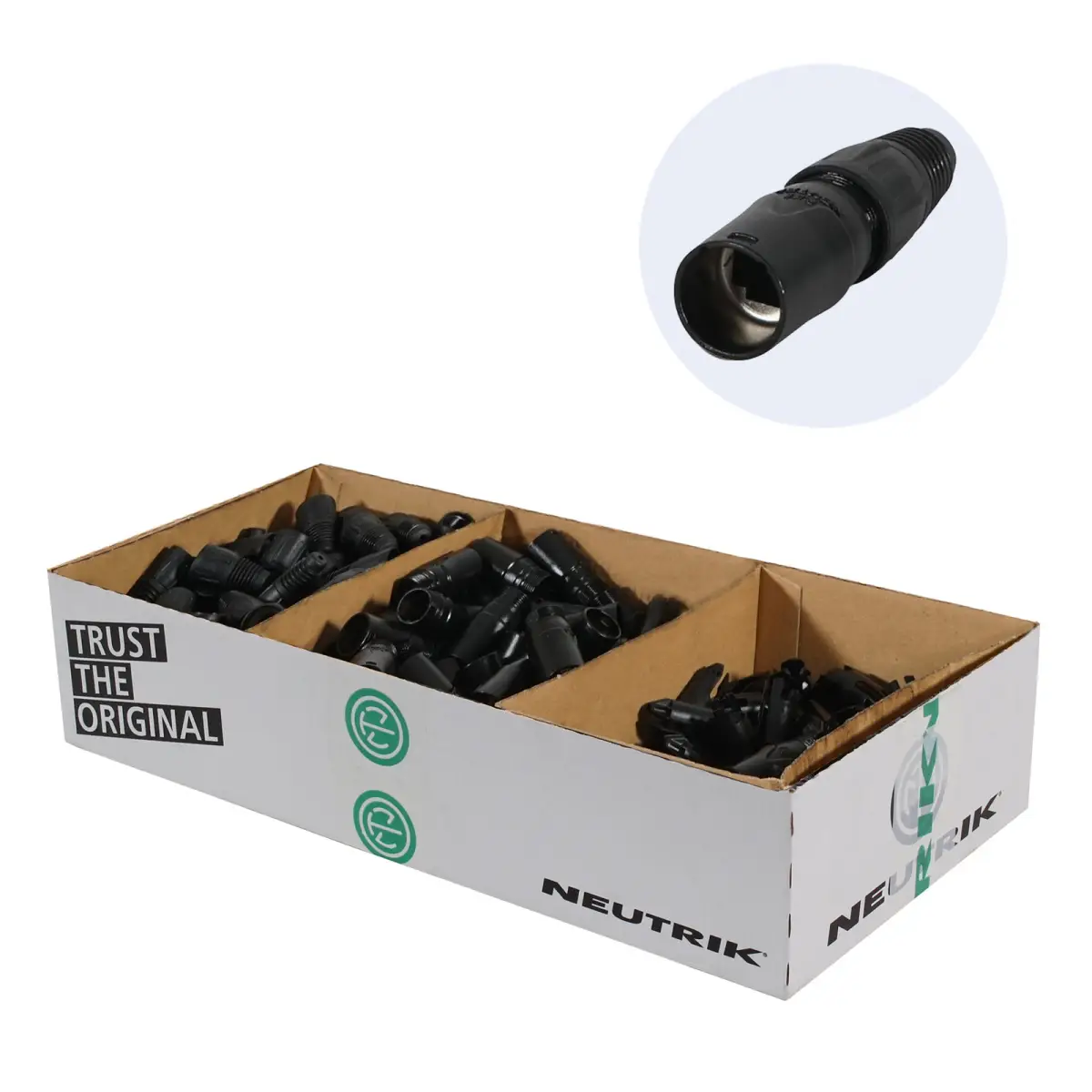 etherCON Cable Connector RJ45 Carrier Pack of 100 NE8MX-B-1-D - CONN117B