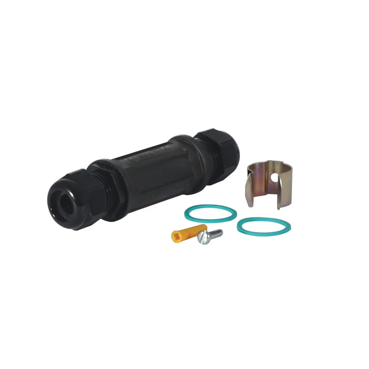 Inline TeeTube Connector 5-Pole 8-17mm TTK25BKSD - CONN1201