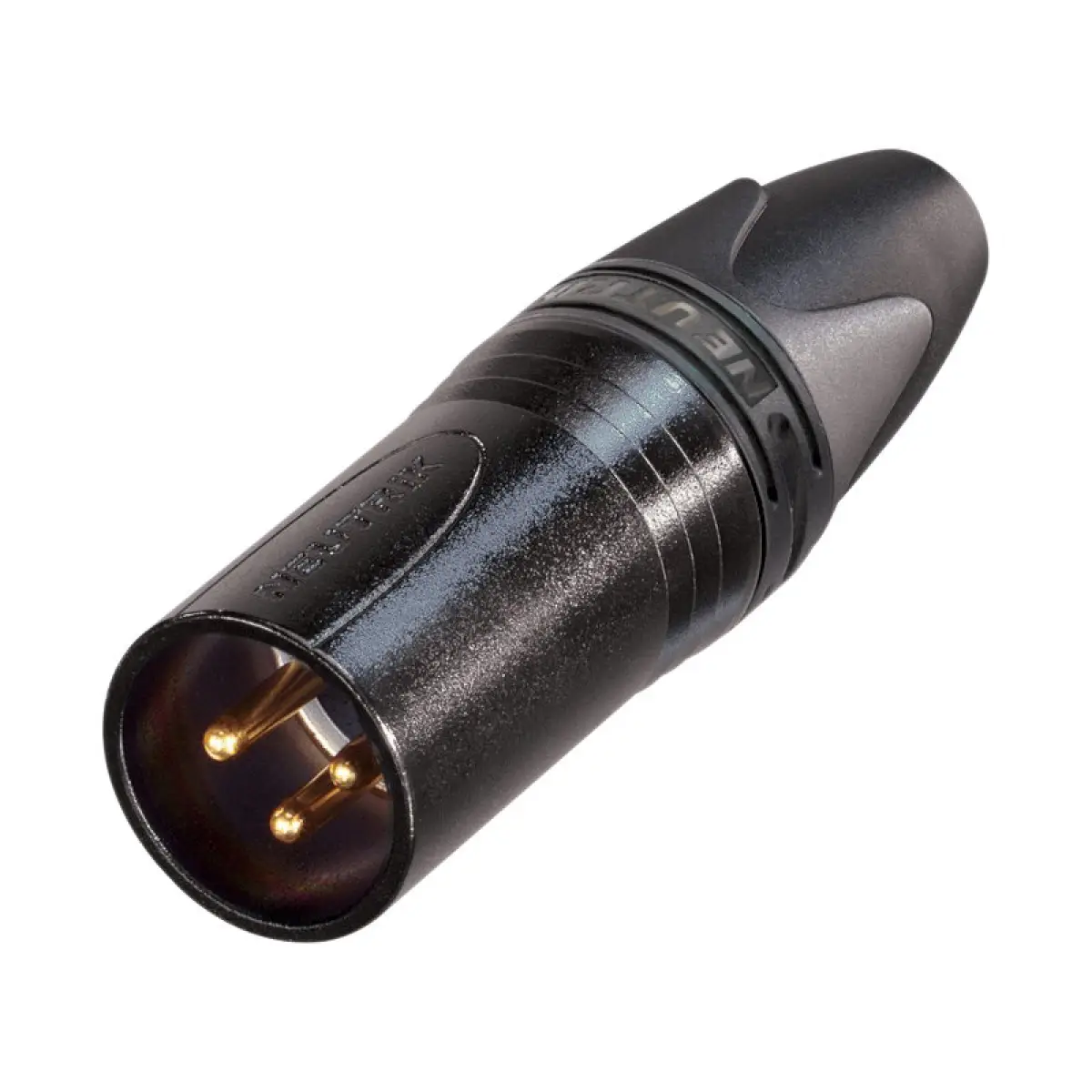 XLR 3-Pin Male Plug Black NC3MXX-B - CONN122