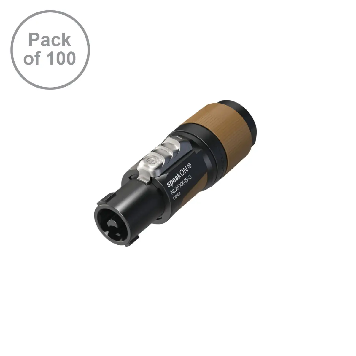 speakON Cable Connector NL2FXX-W-S-D (Pack of 100) - CONN1240B