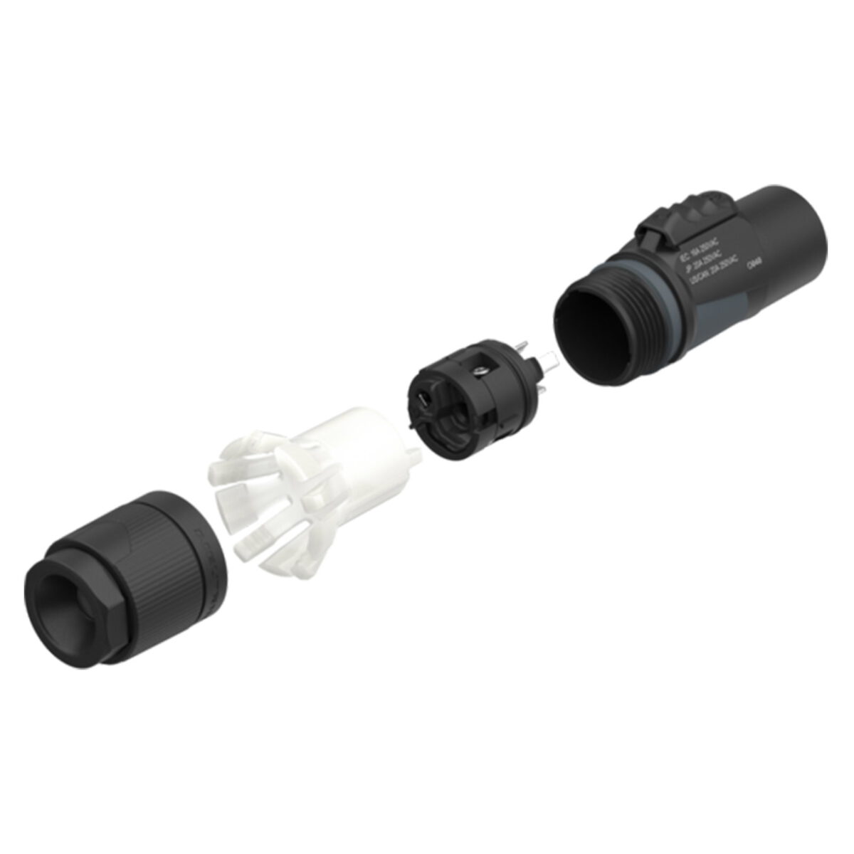 powerCON TRUE1 Connector 10-16mm Cable NAC3M-TRUE1-L - CONN1263