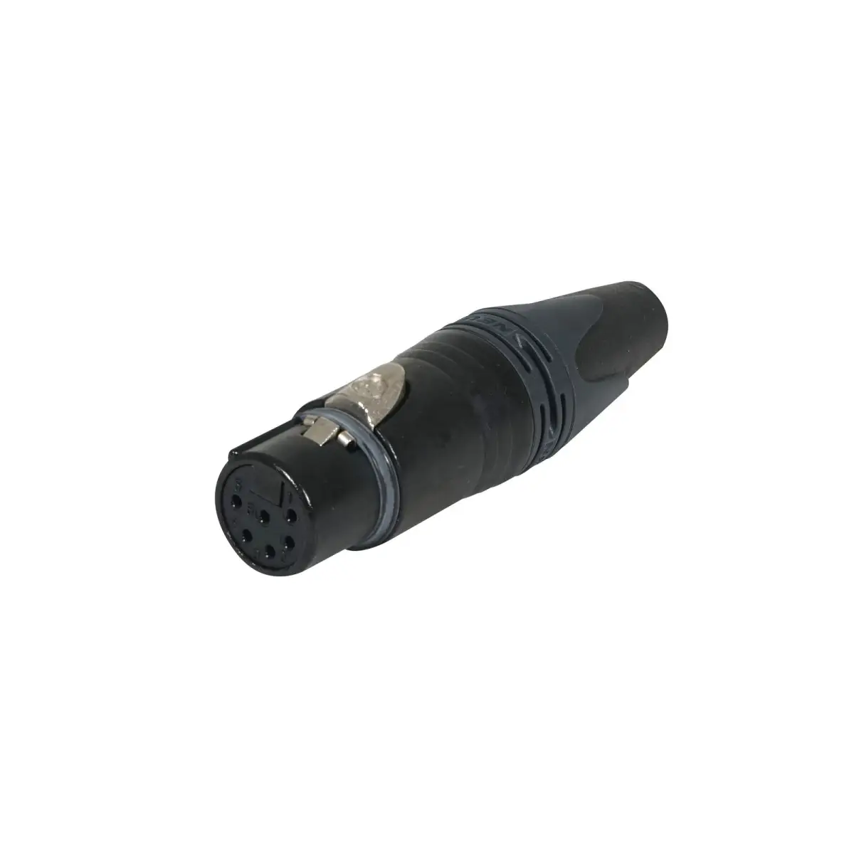 XLR 6-Pin Female Socket Black NC6FXX-BAG - CONN131