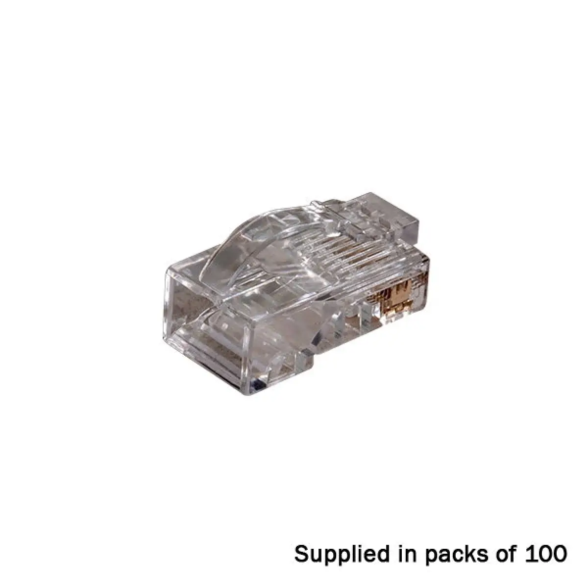 CAT5 Speedy RJ45 Unshielded Push Through Crimp Plugs Pack of 50 - CONN1310
