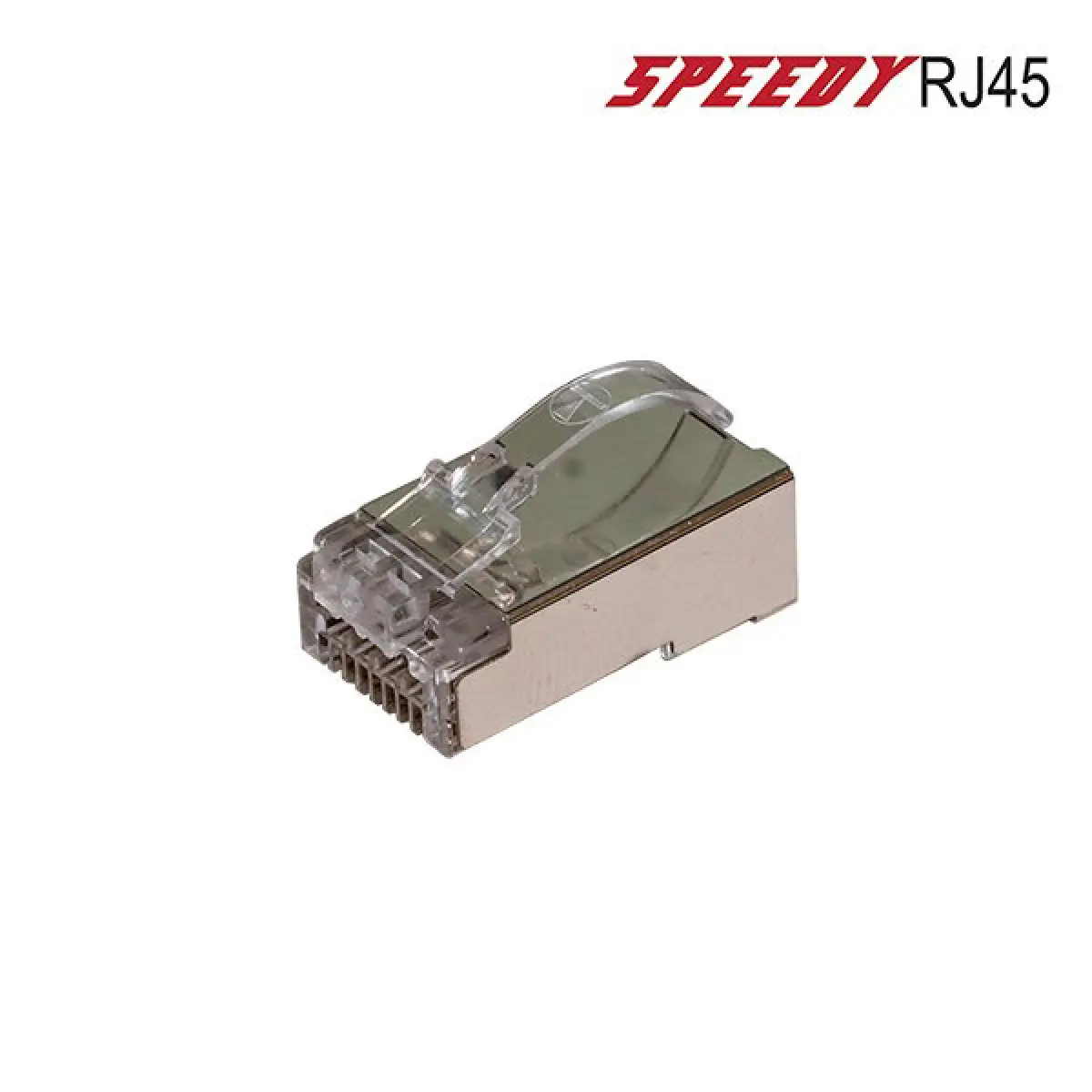 CAT6/6A Speedy RJ45 Shielded Push Through Crimp Plugs Pack of 50 - CONN1312