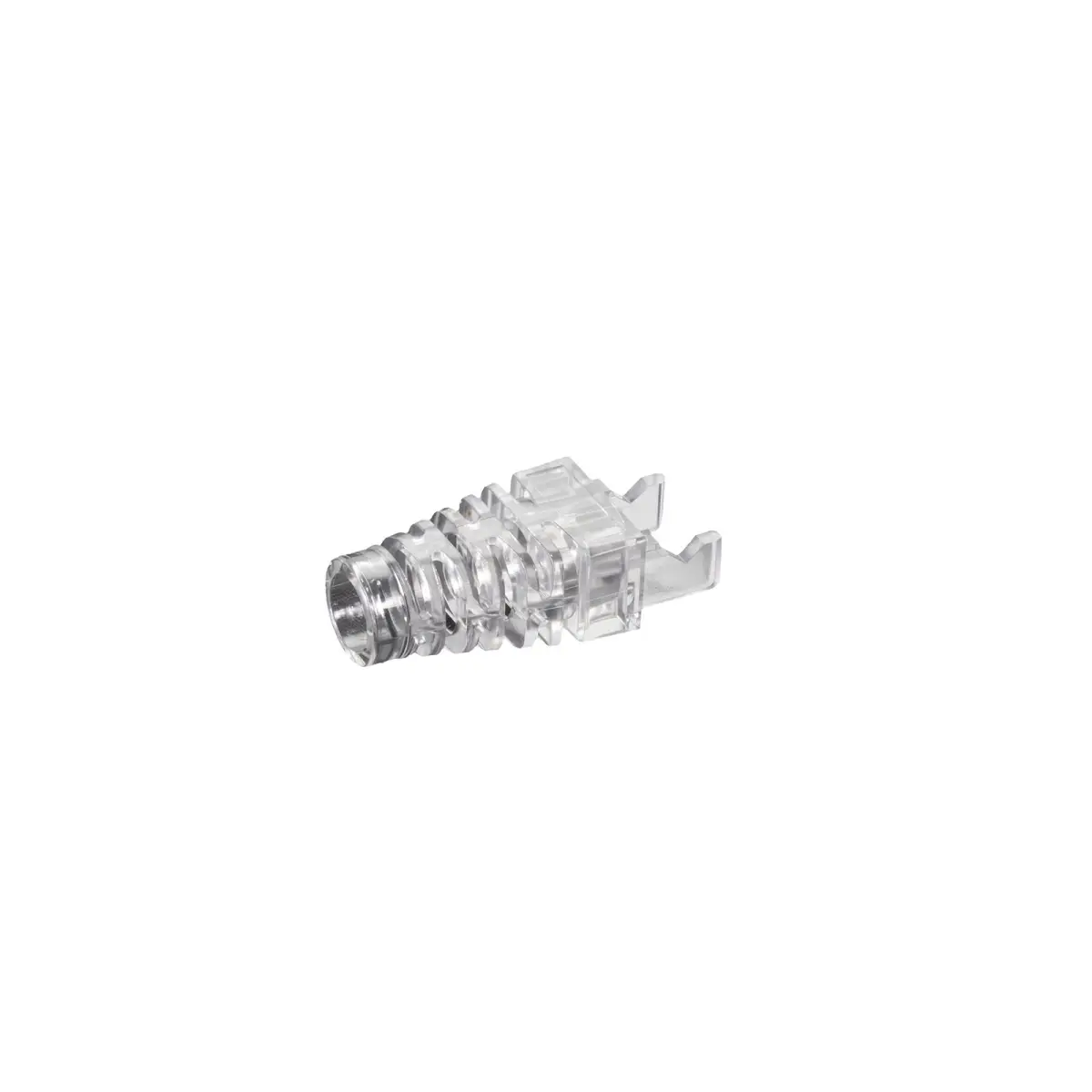 Transparent Anti-Snag Boots 6.5mm OD Cable Pack of 50 - CONN1314
