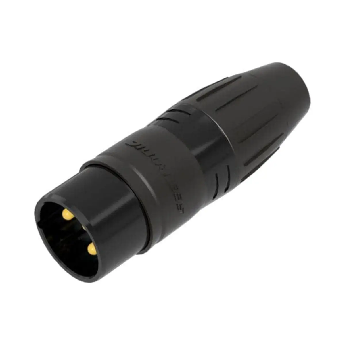 3-Pin Male XLR IP67 Black SCWM3-B-67 - CONN1413