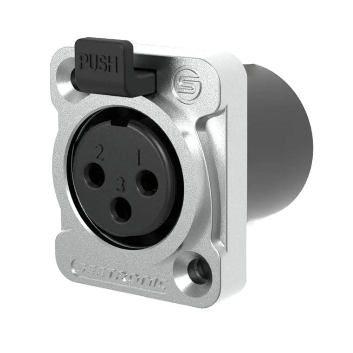 XLR IP67 3-Pin Chassis Female K3F2C-W-67 - CONN1414