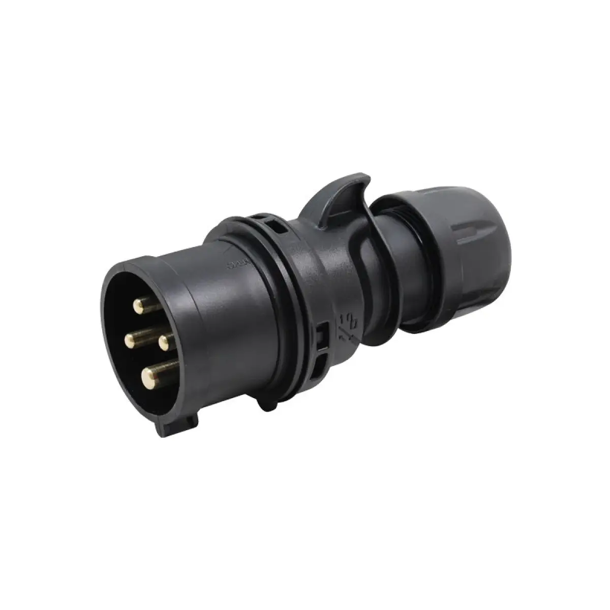 16A 415V 3P+E Plug Black (014-6x) - CONN142