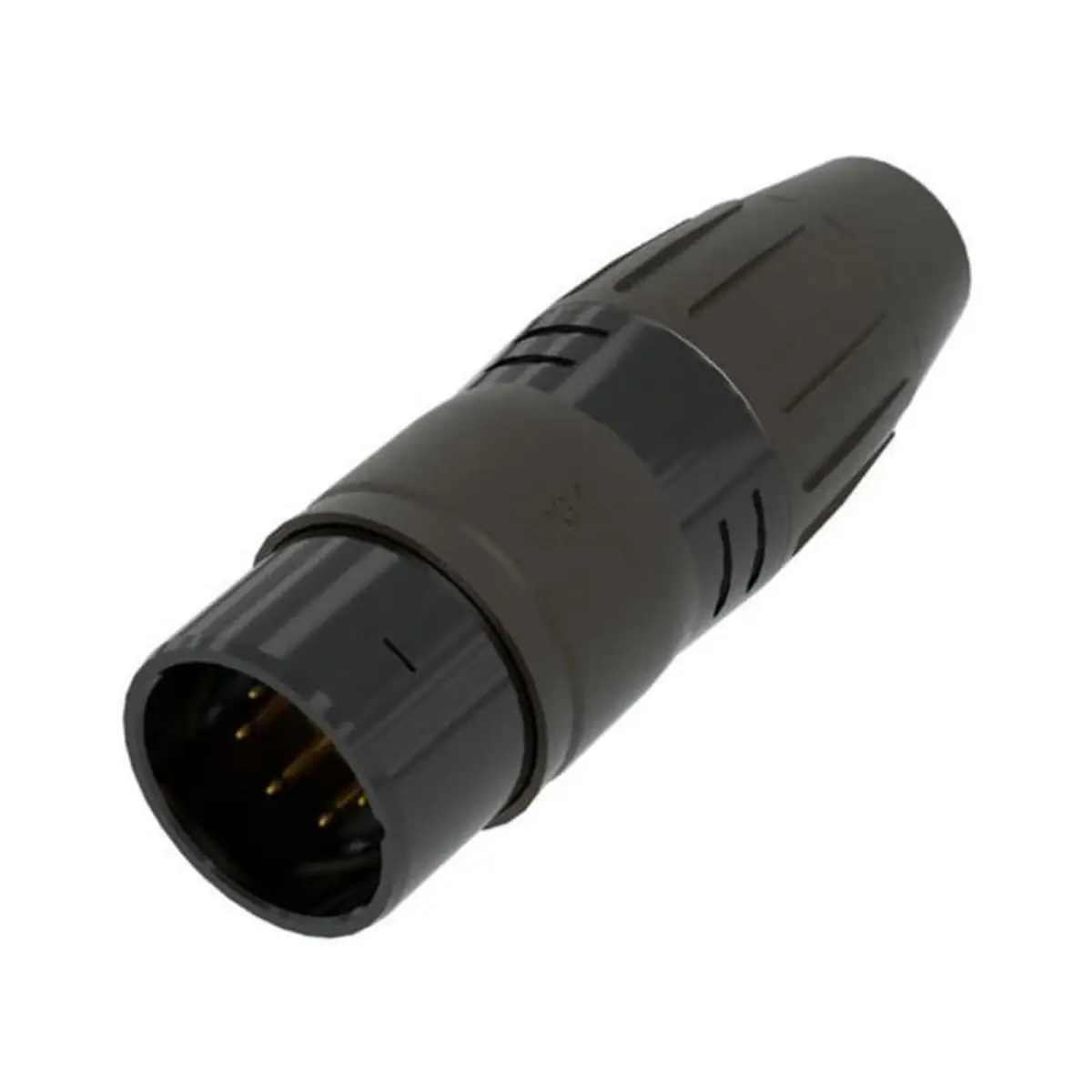5-Pin Male XLR IP67 Black SCWM5-B-67 - CONN1421