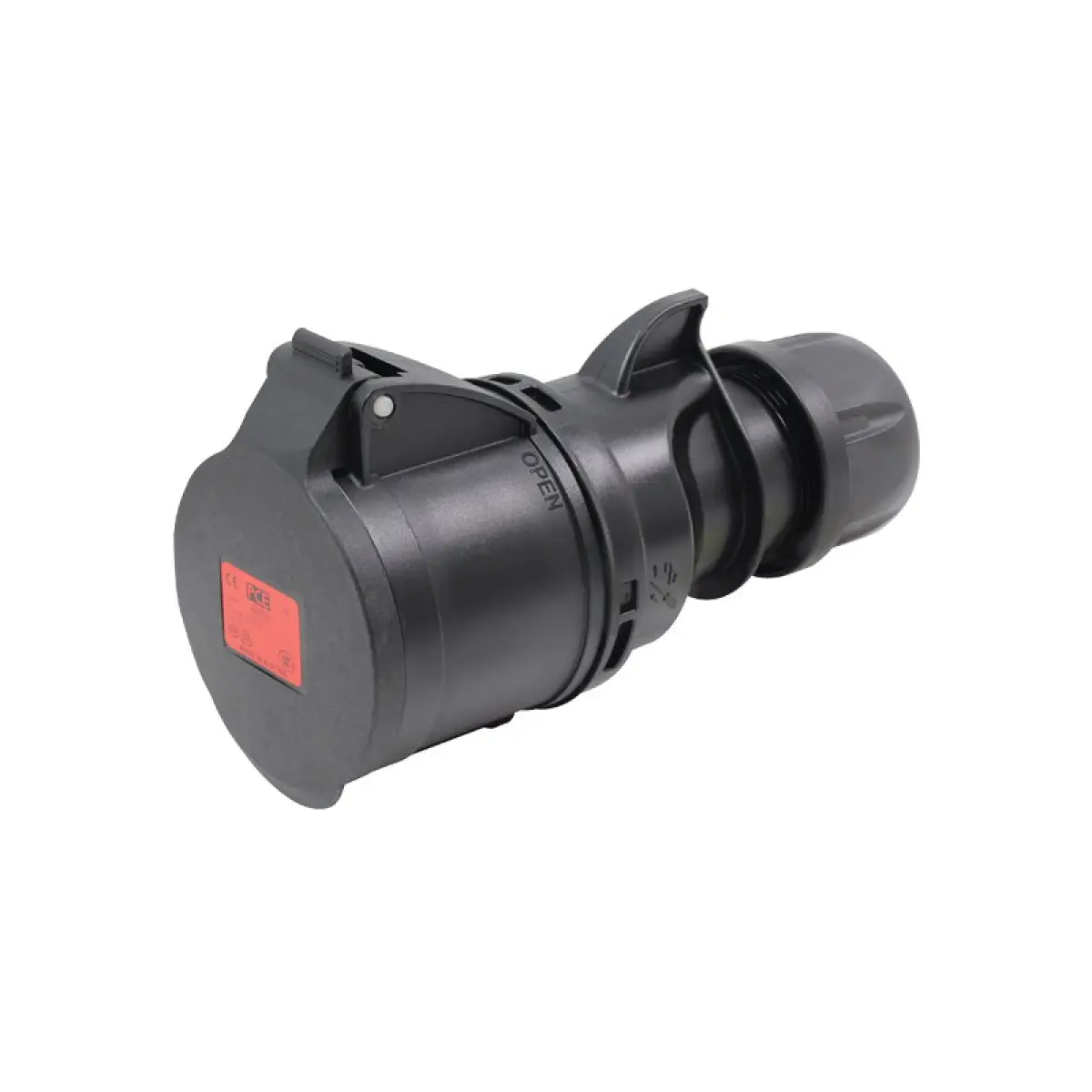 16A 415V 3P+E Black Socket (214-6x) - CONN143