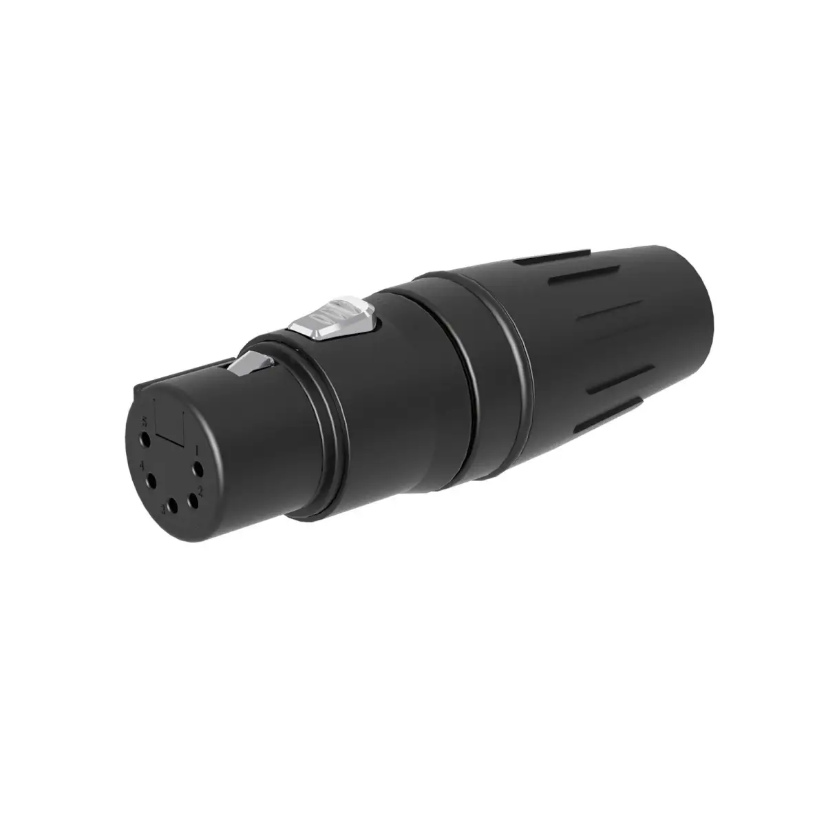 XLR 5-Pin Female Socket Black SCHF5-B - CONN1431