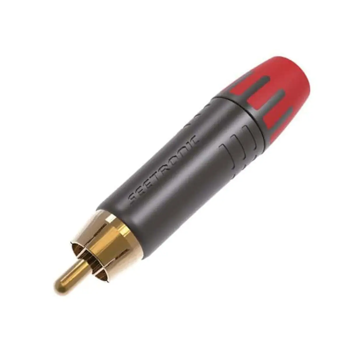 Phono Male Cable Connector Red MT380-2 - CONN1447