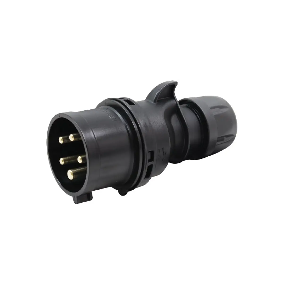 16A 415V 3P+N+E Black Plug (015-6x) - CONN146