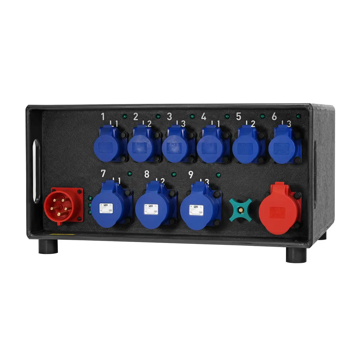 Distribution Unit 32A 3PH 3x 32A 1PH 6x 16A Out - CONN1500