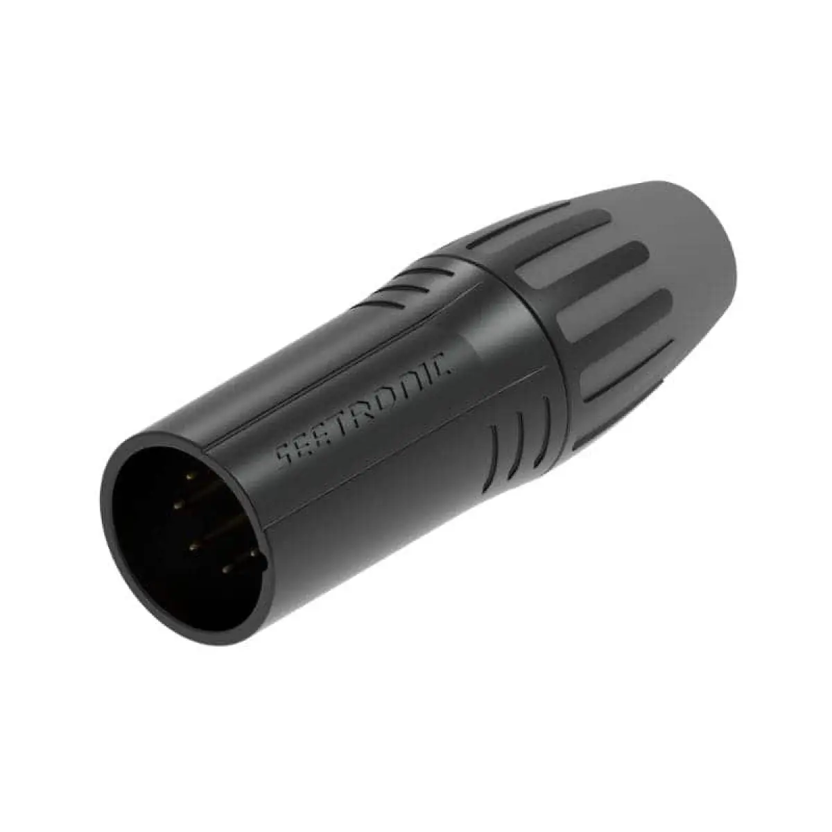 5-Pin Male XLR Black Gold Pins SCMM5-BG - CONN1528
