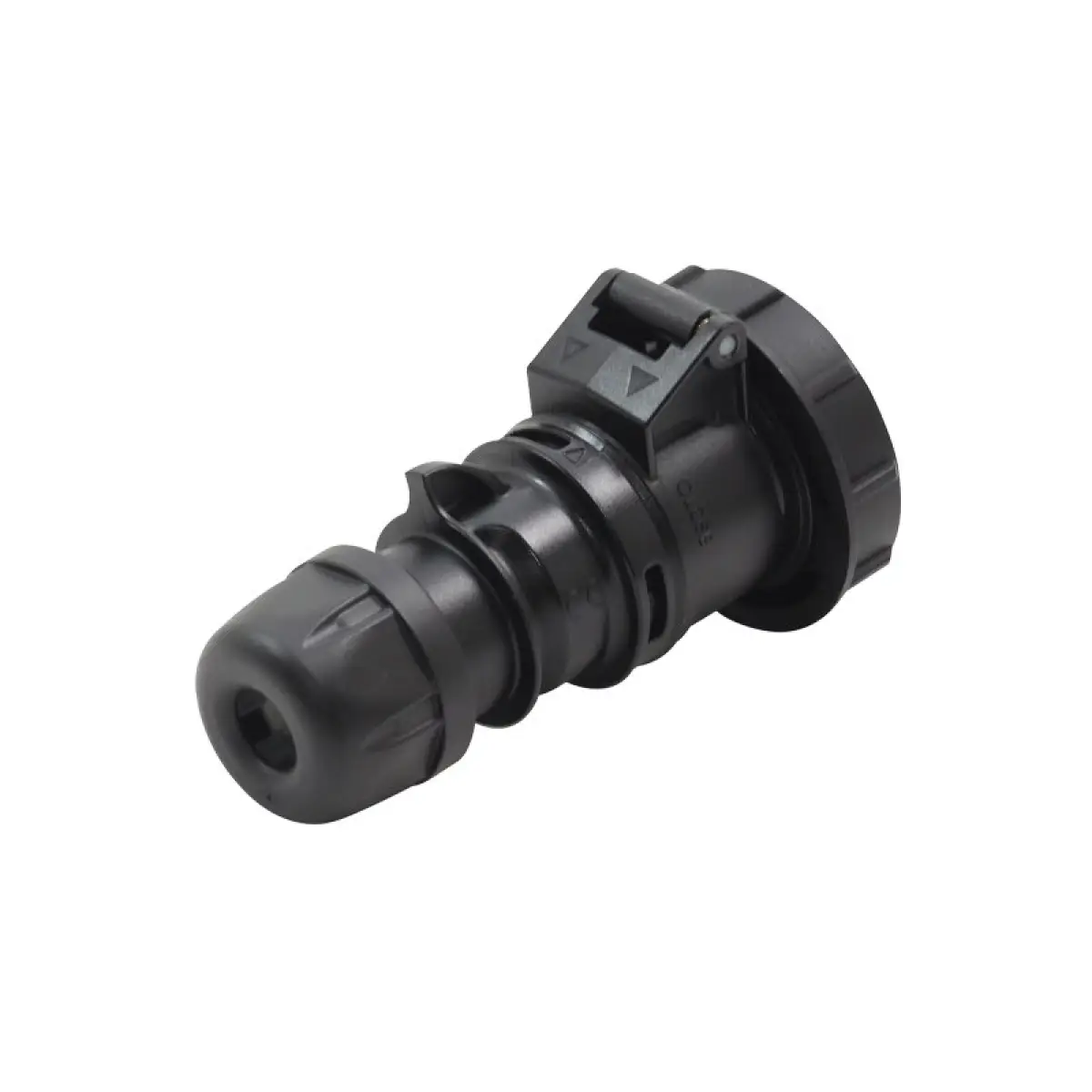 16A 230V IP67 2P+E Black Socket (2132-6X) - CONN153