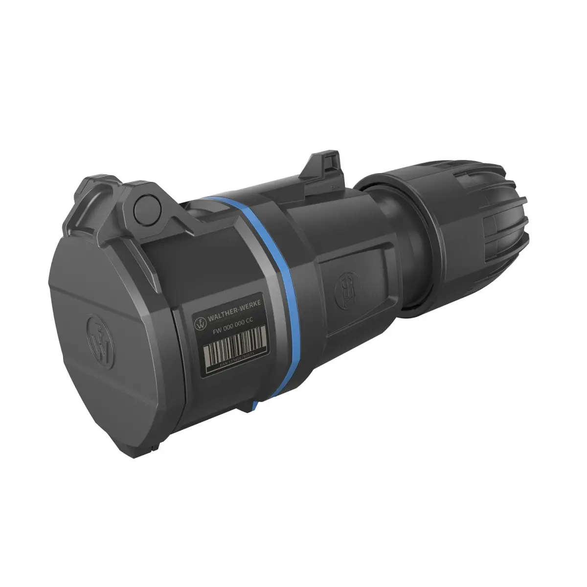 32A 230V 2P+E Black Plug FW331306SK - CONN1709