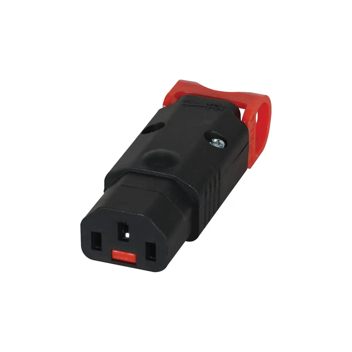 IEC C13 Rewireable Socket PA130100BK - CONN200