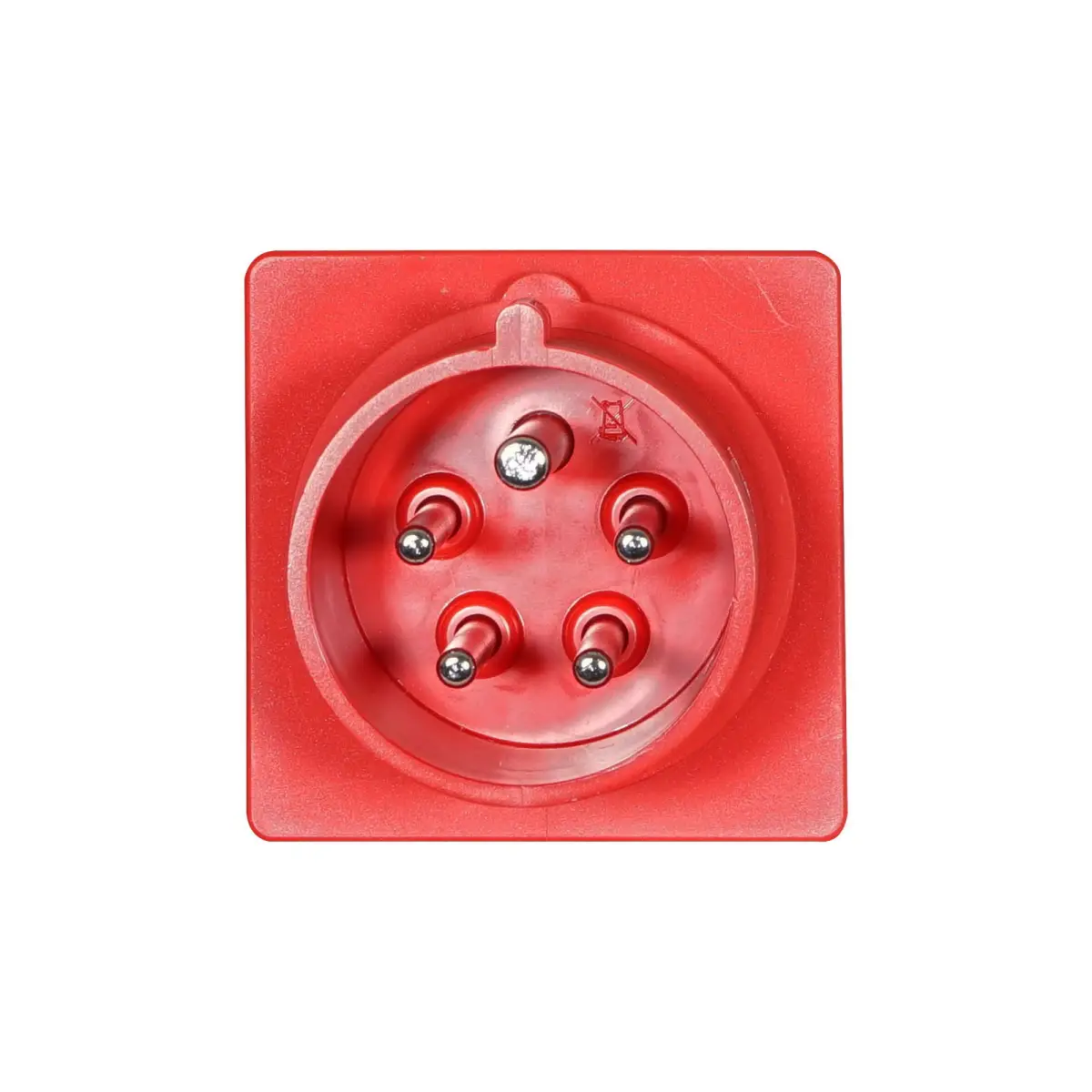 16A 415V 3P+N+E Panel Inlet for IMST/ISCHL (615-6F7RVX) - CONN215