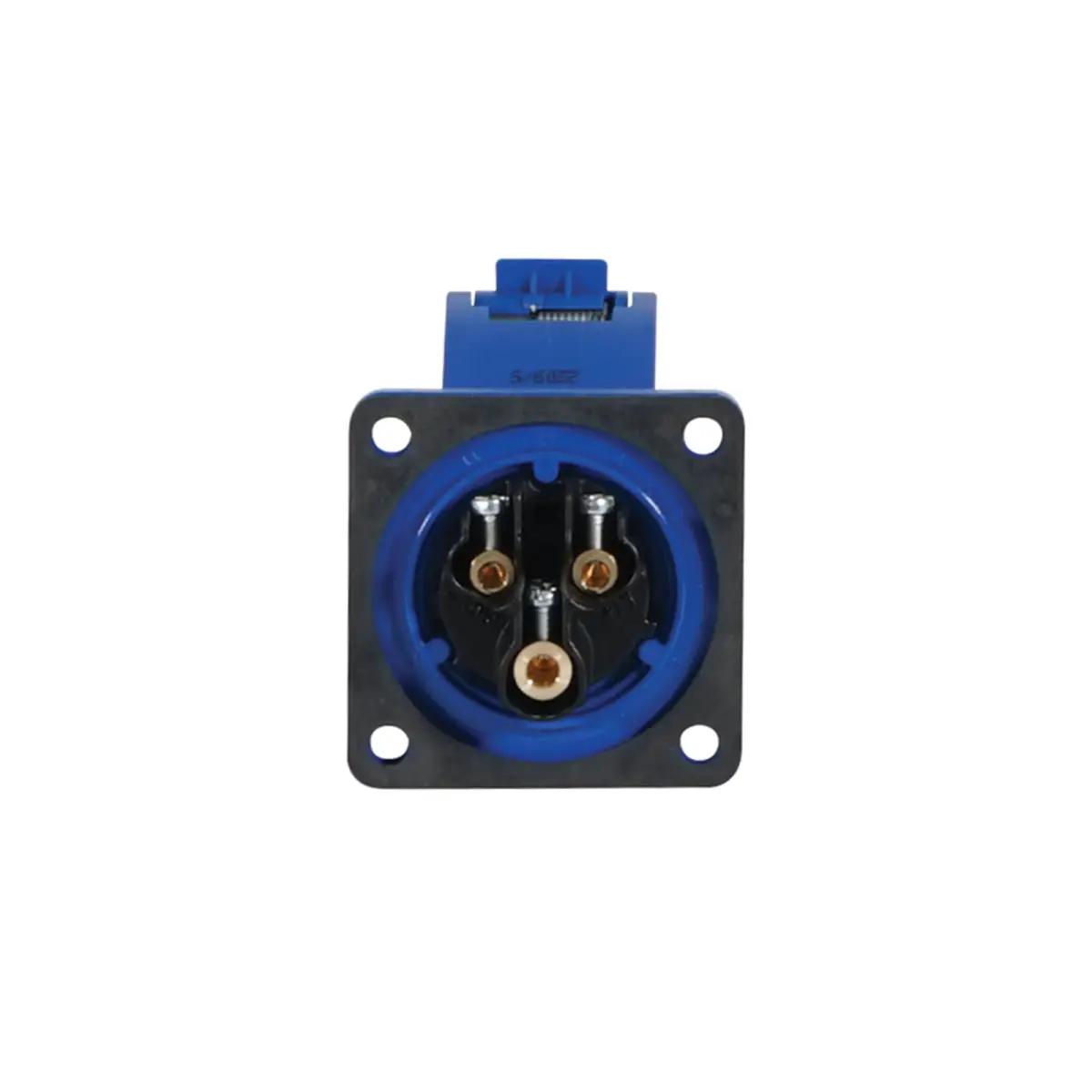 16A 230V 2P+E Panel Socket (313-6F6) - CONN245