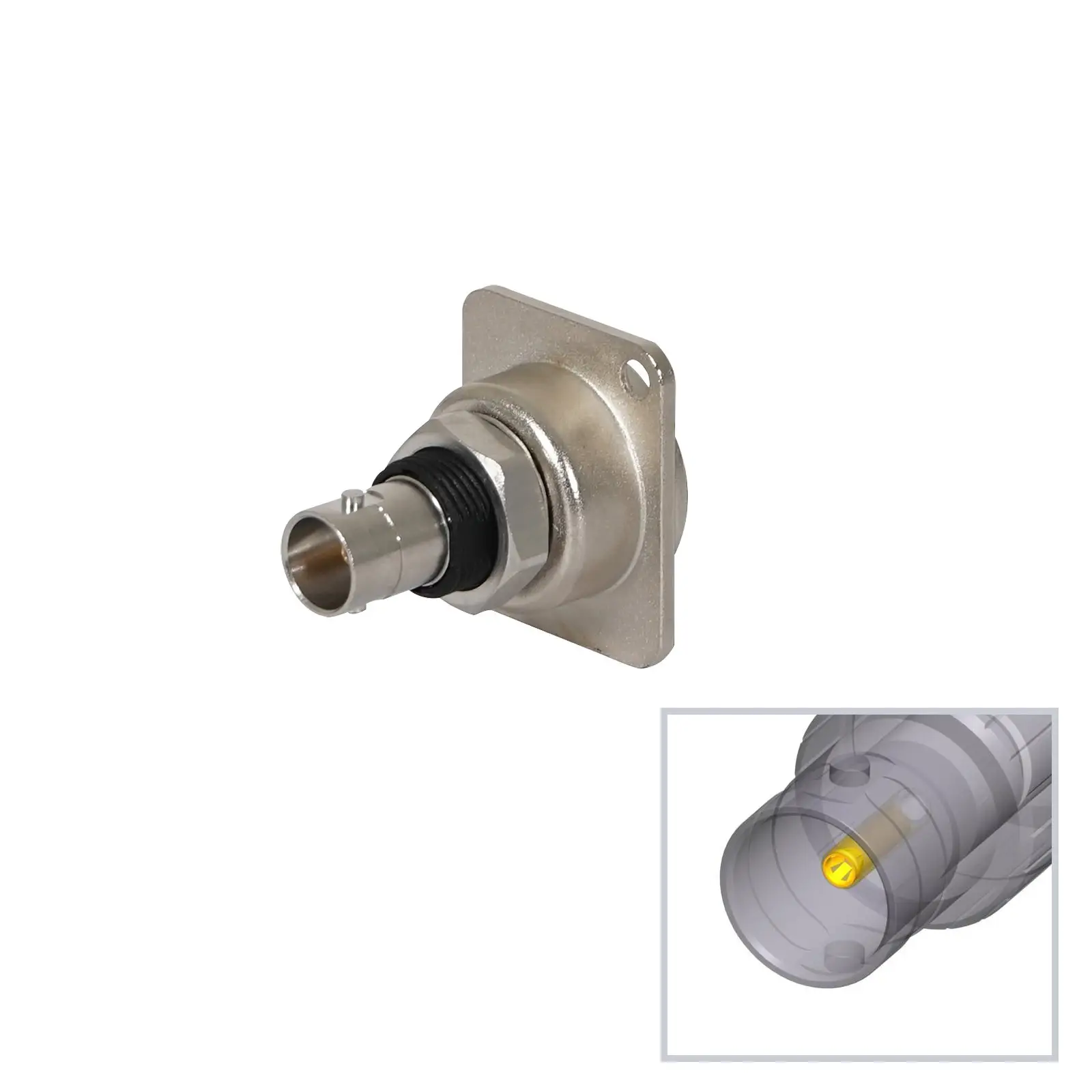 Isolated BNC Panel Connector (NBB75DFI) - CONN261