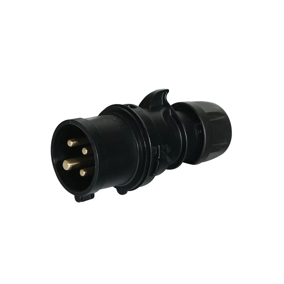 16A 110V 3P+E Plug Black (014-4x) - CONN287