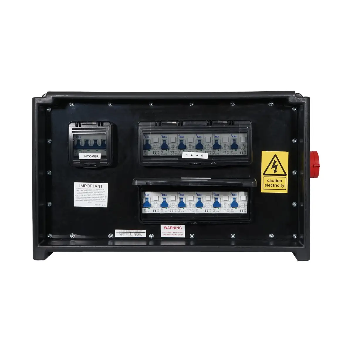 MERZ Distribution Box 32A 3PH to 16A RCBO - CONN291