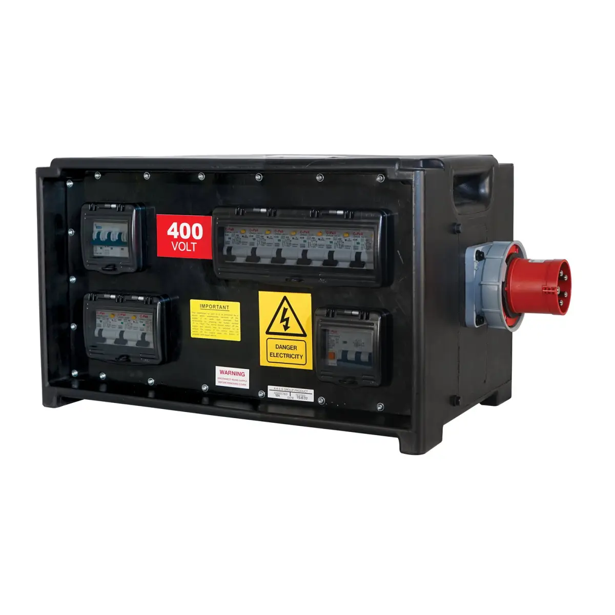 MERZ Distribution Box 63A 3PH In/Thru to 32A/16A - CONN361