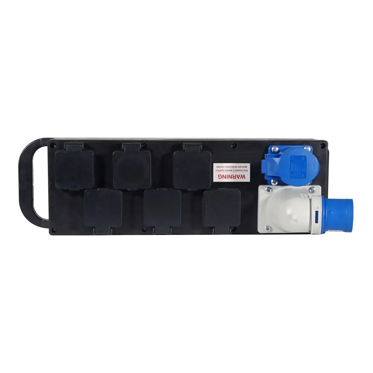 Rubber Distribution Unit 16A In/Out 6 x 13A Out - CONN363