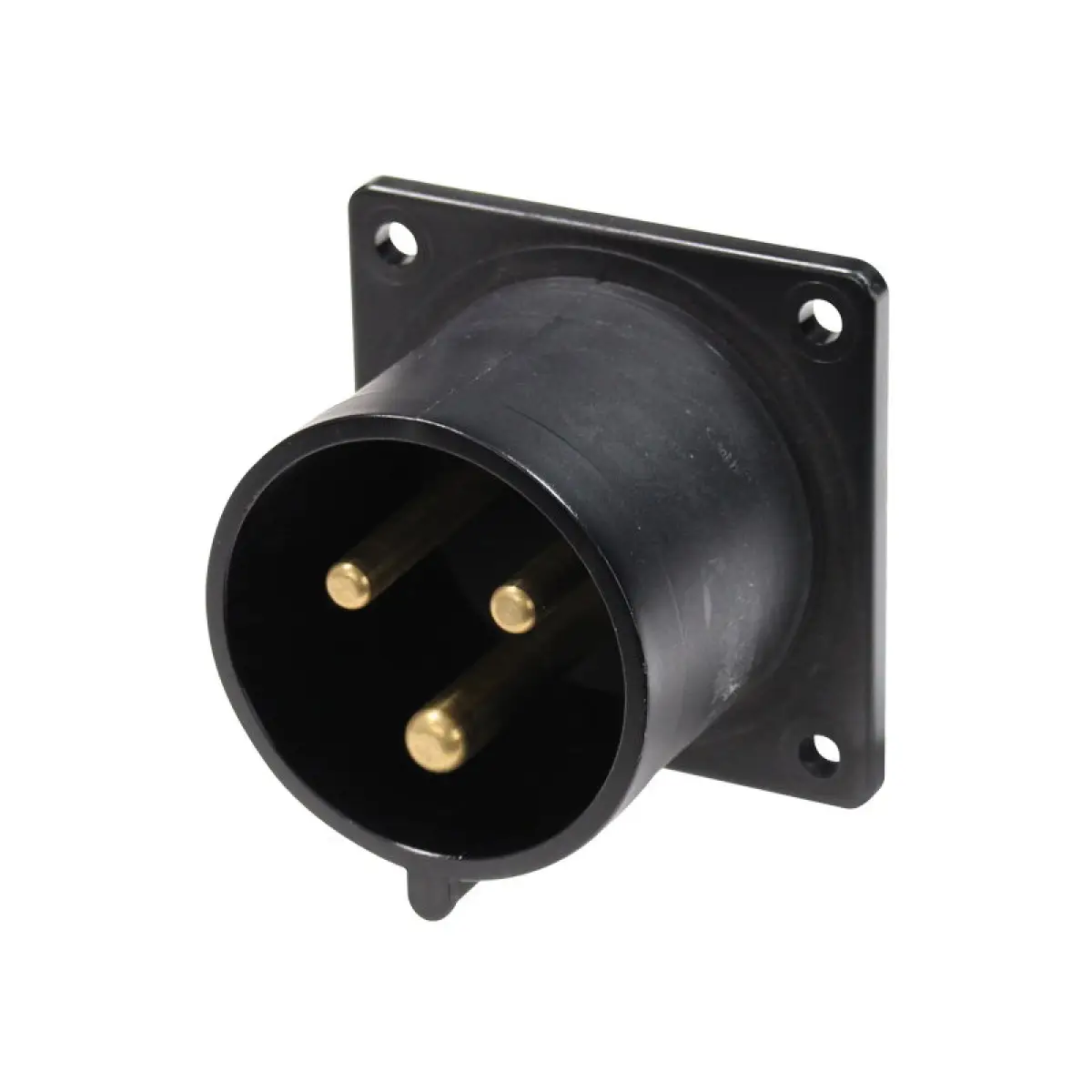 32A 230V 2P+E Black Appliance Inlet (623-6X) - CONN39