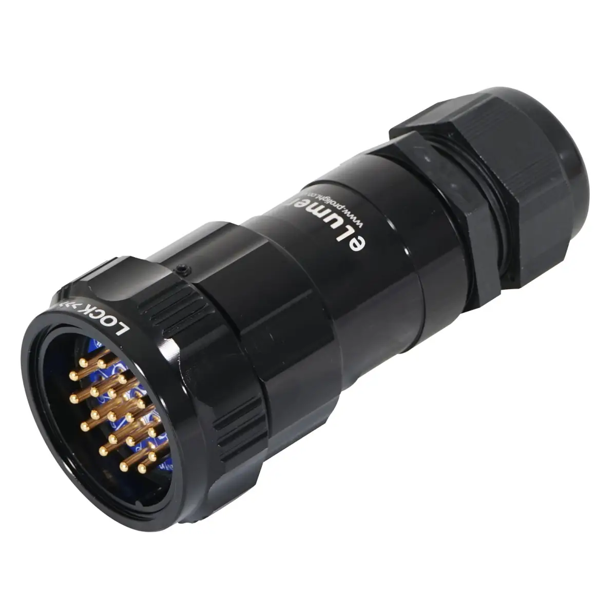 Socapex 19-Pin Line Male Plug 16-28mm - CONN402