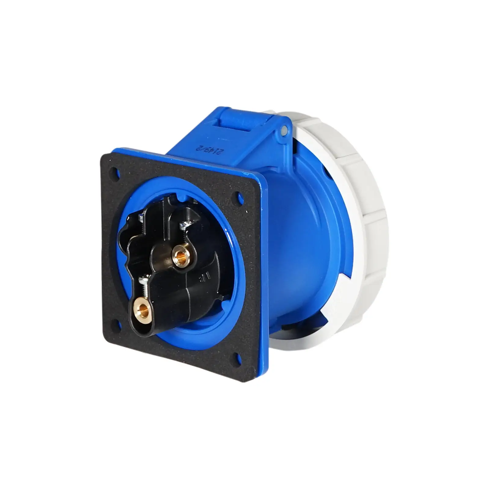 32A 230V IP67 2P+E Panel Socket (3232-6) - Image 2