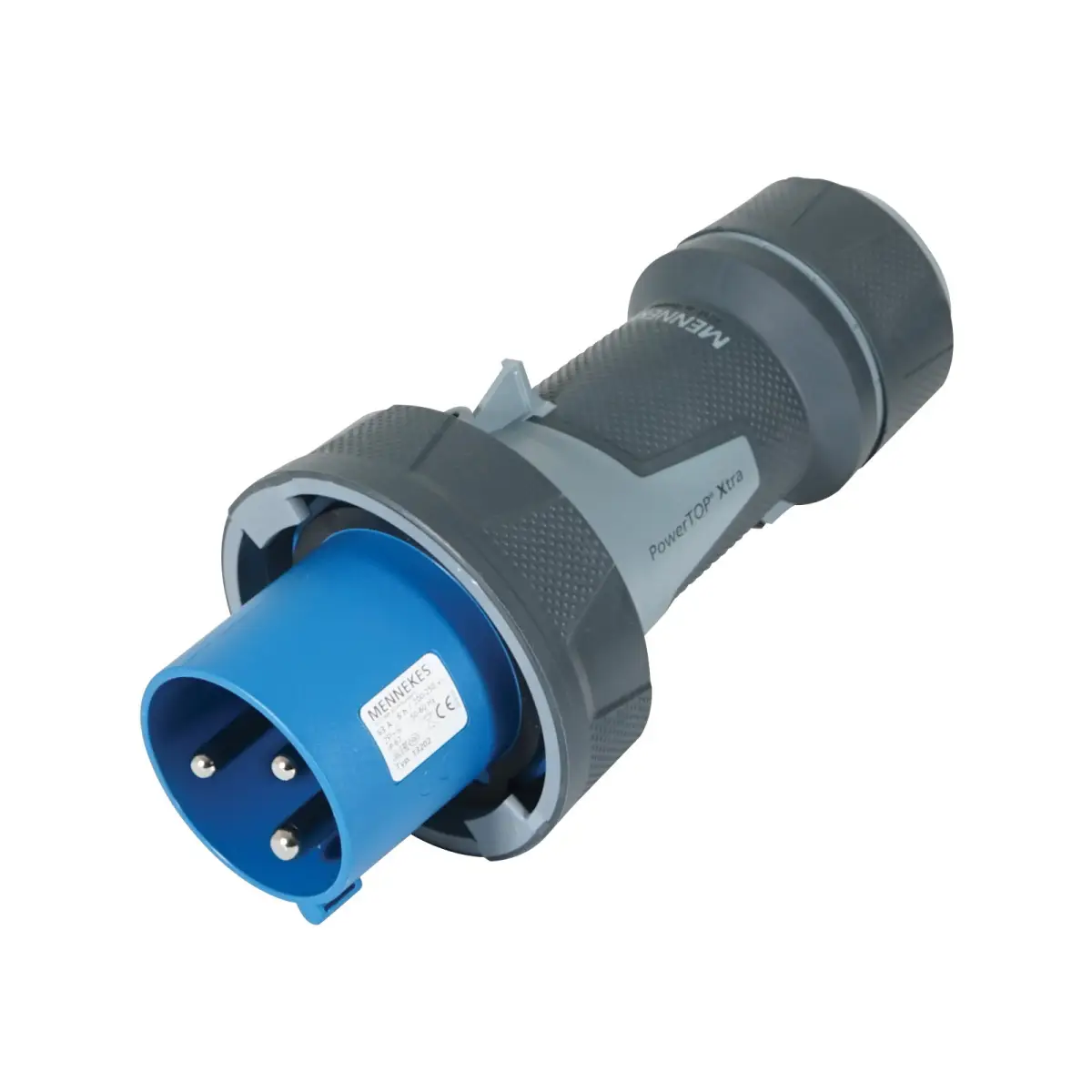 63A 230V 2P+E IP67 PowerTOP Xtra Plug (13202) - CONN460