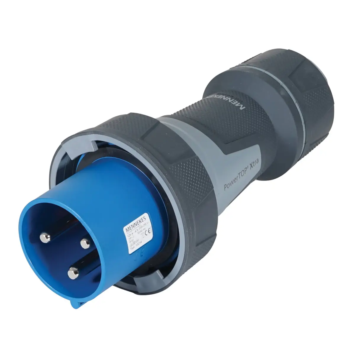 125A 230V 2P+E IP67 PowerTOP Xtra Plug (13216) - CONN470