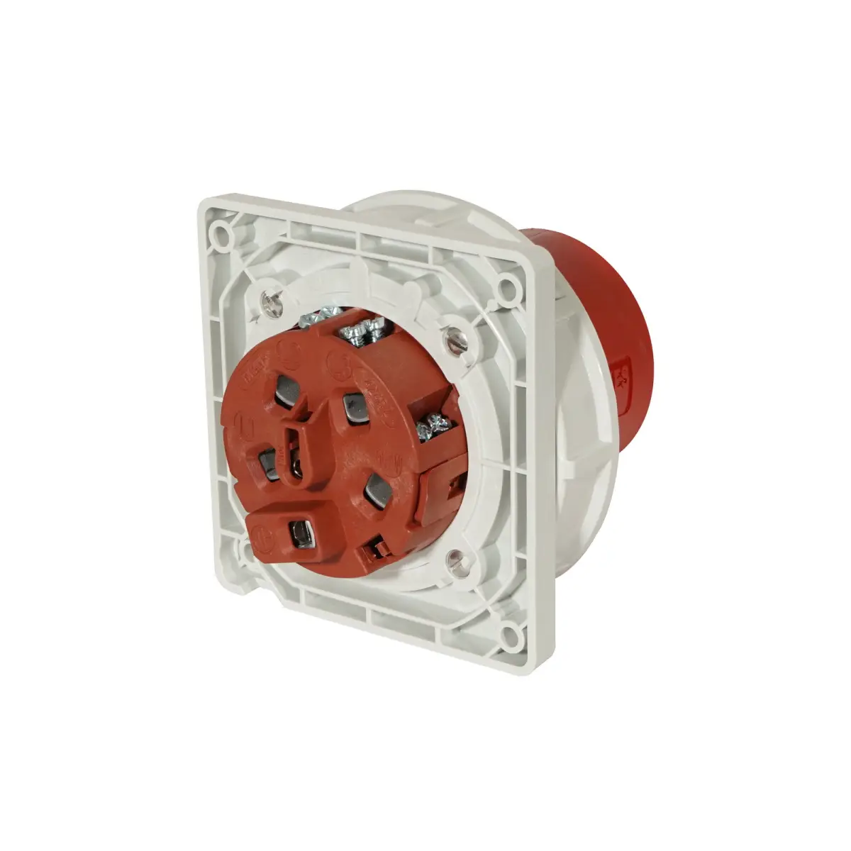 63A 415V 3P+N+E Panel Mount Inlet (3658) - CONN478