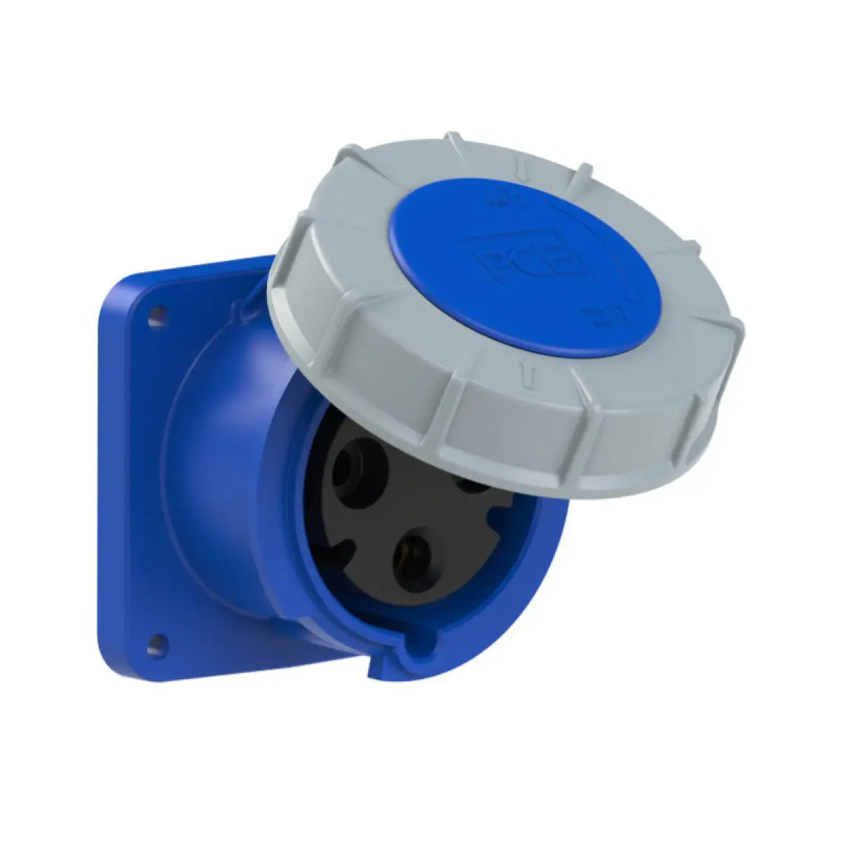 63A 230V 2P+E Panel Socket (3335-6) - CONN479
